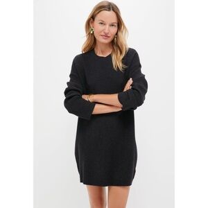 Pomander Place Tuckernuck Vivianne Sweater dress black metallic M classic preppy